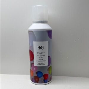 R+Co Balloon Dry Volume Spray with Multicolor Design